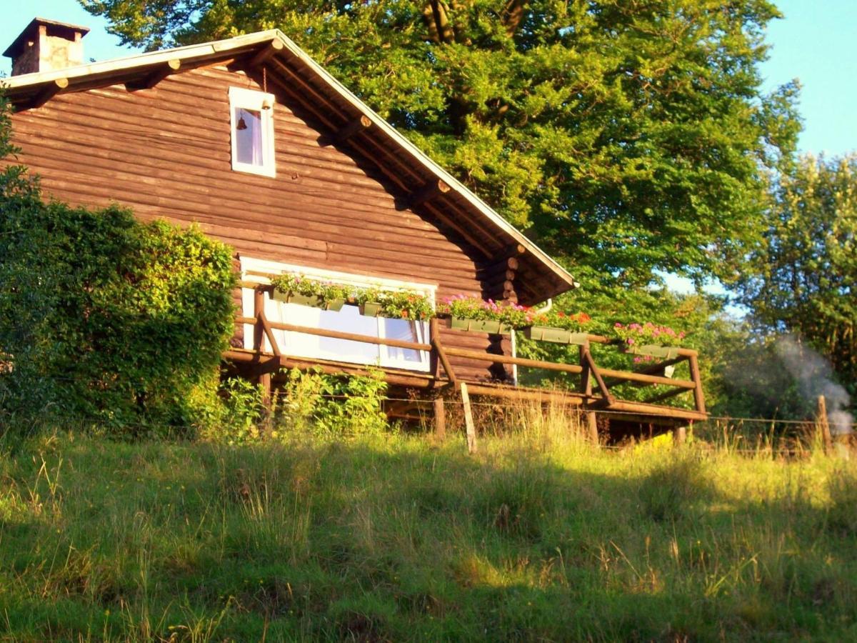 Open Wooden Chalet Built Against A Hill Francorchamps Ngoại thất bức ảnh